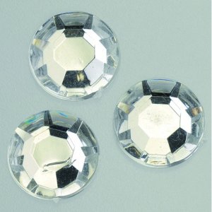 Dekorsten akryl facetterad 12 mm - kristall 75 st. ädelros Dekorsten akryl facetterad 12 mm - kristall 75 st. ädelros