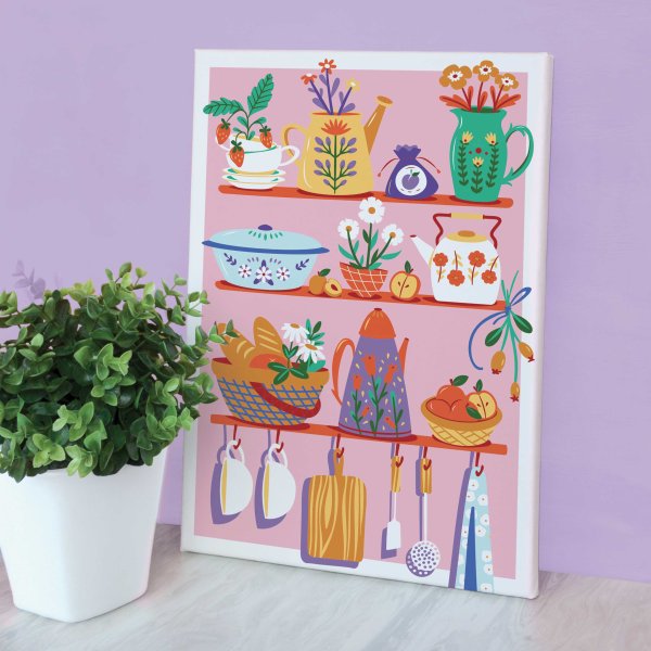 M�la efter nummer 20 x 30 cm - K�k