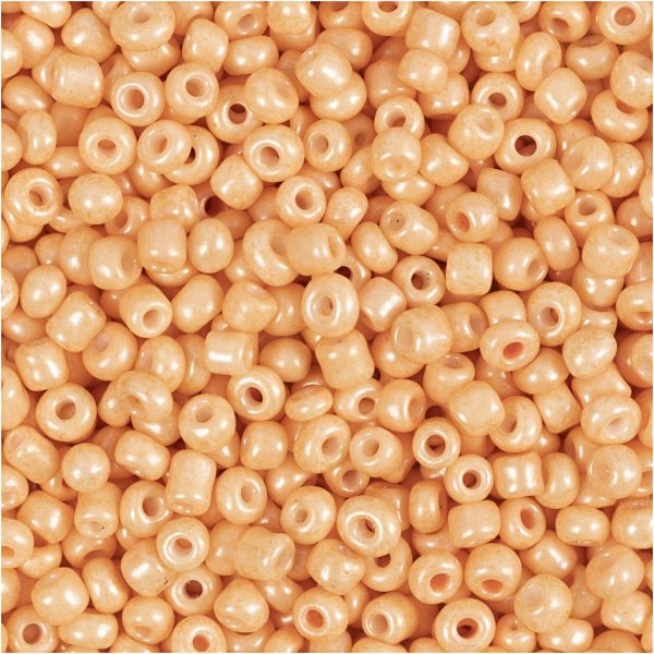 Rocaillepärlor - peach - 25 g Rocaillepärlor - peach - 25 g