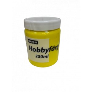 F�rg Hobby akryl 250ml -Gul