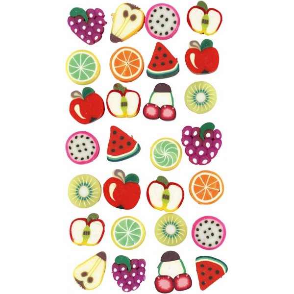 Figurpärlor - Frukt - 200 st Figurpärlor - Frukt - 200 st