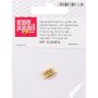 Magnetl�s 13 mm guld, 2-pack