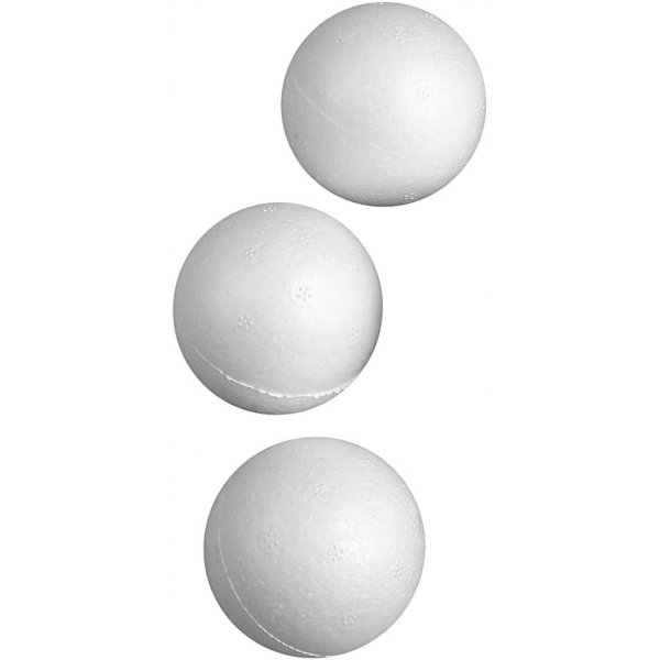 Kulor av frigolit - vit - Ø5 cm - 50 st Kulor av frigolit - vit - Ø5 cm - 50 st