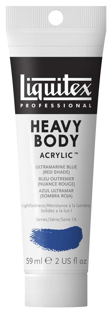 Akrylfärg Heavy Body Liquitex 59 ml - 382 Ultramarine blue (red shade) - Akrylfärger, Konstnärsfärger