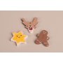 Utstickare julmotiv 3-pack i rostfritt st�l