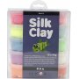 Silk Clay - blandede farger - Basic 2 - 10 x 40 g