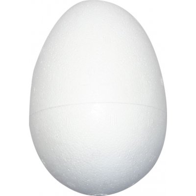 Frigolit egg - Hvit - H12 cm - 25 stk