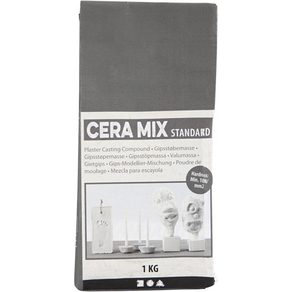 Cera-Mix Standard modellgips - ljusgrå Cera-Mix Standard modellgips - ljusgrå