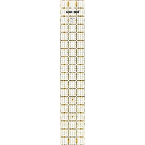 Universal Lineal - med tommer-skala, 3x18 tommer