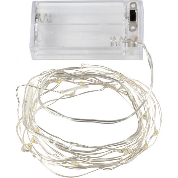 LED ljusslinga - silver - 3,15 m LED ljusslinga - silver - 3,15 m