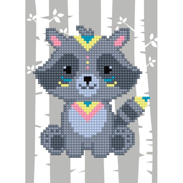 DiamondArt Kort 13x18 cm - Tvttbjrn