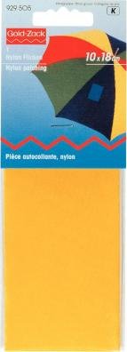 Stoflap Nylon Selvklæbende 6.5x14 cm Gul - Lapper, Lapper, reparation og tekstilpleje, Sytilbehør