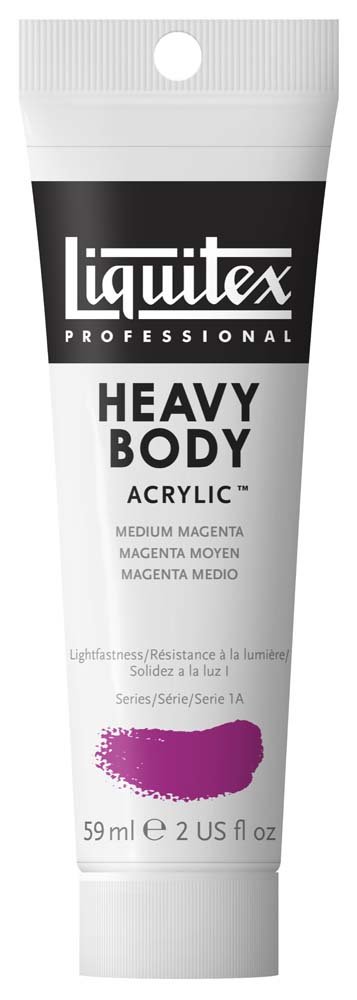 Akrylfärg Heavy Body Liquitex 59 ml - 500 Medium magenta - Akrylfärger, Konstnärsfärger
