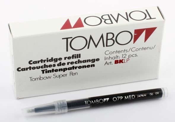 Tombow Rollerball-patron 1,0 mm sort