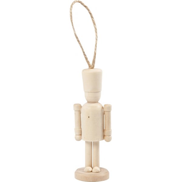 Figur med upphängningssnöre - trä Figur med upphängningssnöre - trä