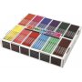 Colortime-pennor - mixade frger - 2 mm - 12x24 st