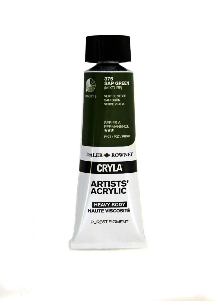 Akrylfärg Cryla 75ml - Sap Green - Akrylfärger, Konstnärsfärger