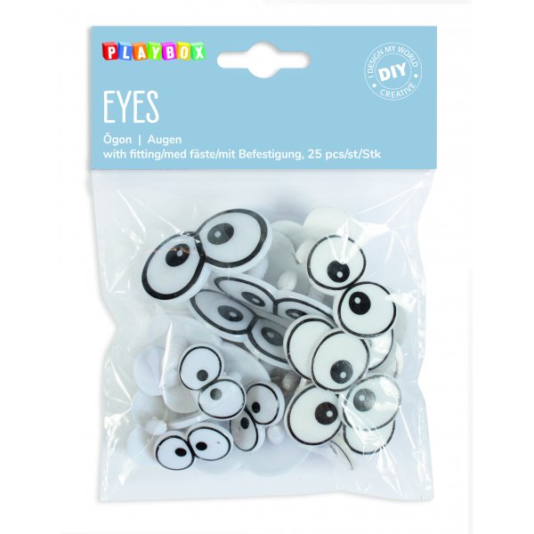 �gon med f�ste 3 storlekar - 25 st