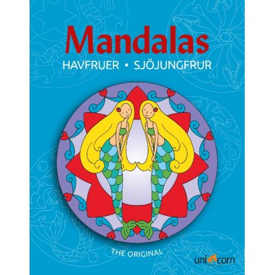 Malebog Mandalas - Havfruer