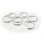 Ringar för smyckestillverkning, silverfärgade, 20-pack Ringar för smyckestillverkning, silverfärgade, 20-pack