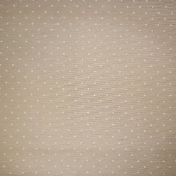 Vaxduk textil beige prickig 140 cm