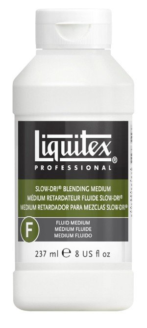 Liquitex Akrylmedium 237 ml - Slow-Dri Blend Medium - Akrylmedier, Malermedium, Fernis og kunstner medier til kunstmaling