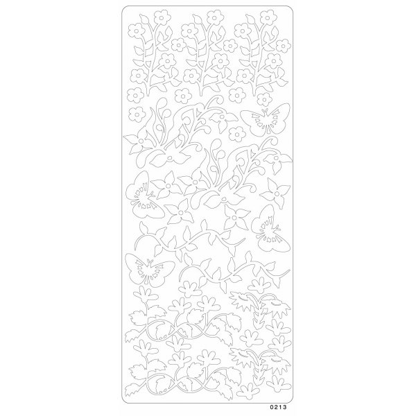 Peel offs - Blommor/fglar