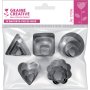 Metallutstickare, 15-pack i olika former och storlekar Metallutstickare, 15-pack i olika former och storlekar