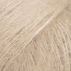 DROPS Kid-Silk Uni Colour garn 25g - Ljus Sand (54)