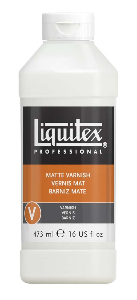 Fernis Mat Liquitex 473 ml - Akryl lak, Hobbylack, Fernis og kunstner medier til kunstmaling