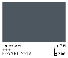 Cobra 150 ml - Oliemaling, der kan fortyndes i vand - Payne s Grey - Oliefarver, Kunstnerfarver