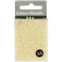 Rocaillepärlor matt frozen Vit 1,7 mm 25 g Rocaillepärlor matt frozen Vit 1,7 mm 25 g