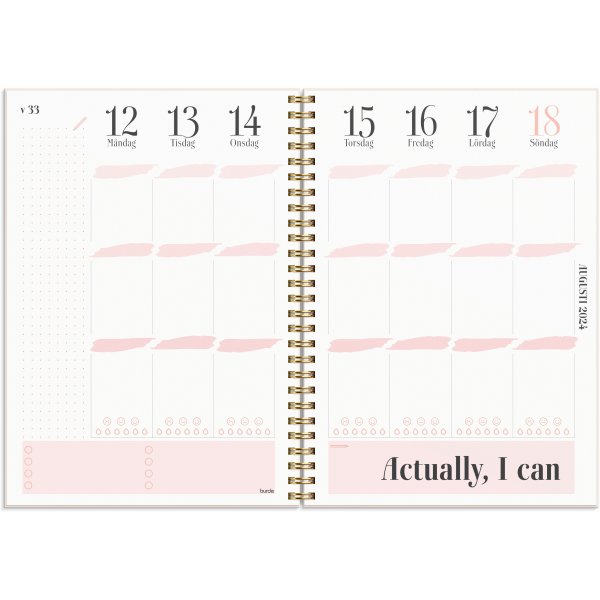 Kalender 24/25 - Life Planner Pink A5