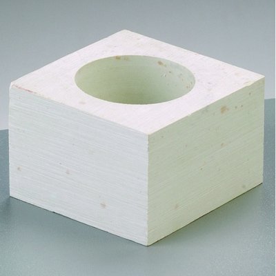 Täljsten kub 6 x 6 x 4 cm - Värmeljushållare