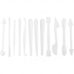 Modelleringspinnar 12,7–14,3 cm Vit 12 st Modelleringspinnar 12,7–14,3 cm Vit 12 st