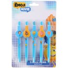 Kulspetspennor Emojis - 5 st Kulspetspennor Emojis - 5 st
