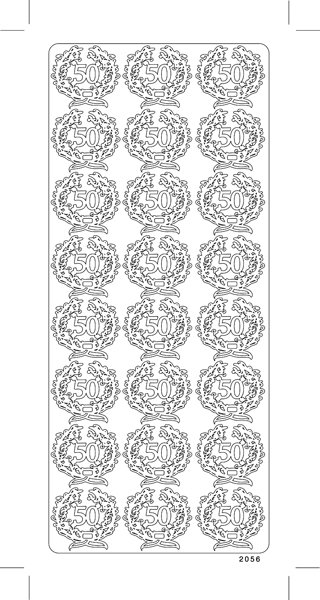 Peel off’s - Krans + 50 Peel off’s - Krans + 50
