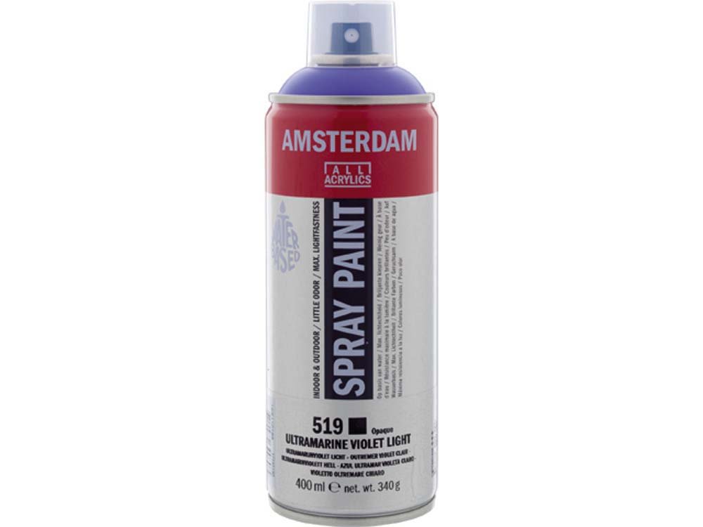 Amsterdam Spray 400 ml - Ultramarine Violet Light - Spraydåser, Spraymaling, Hobbyfarve