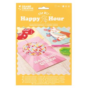 Diamond painting Happy Hour - Disco, 3 kort Diamond painting Happy Hour - Disco, 3 kort