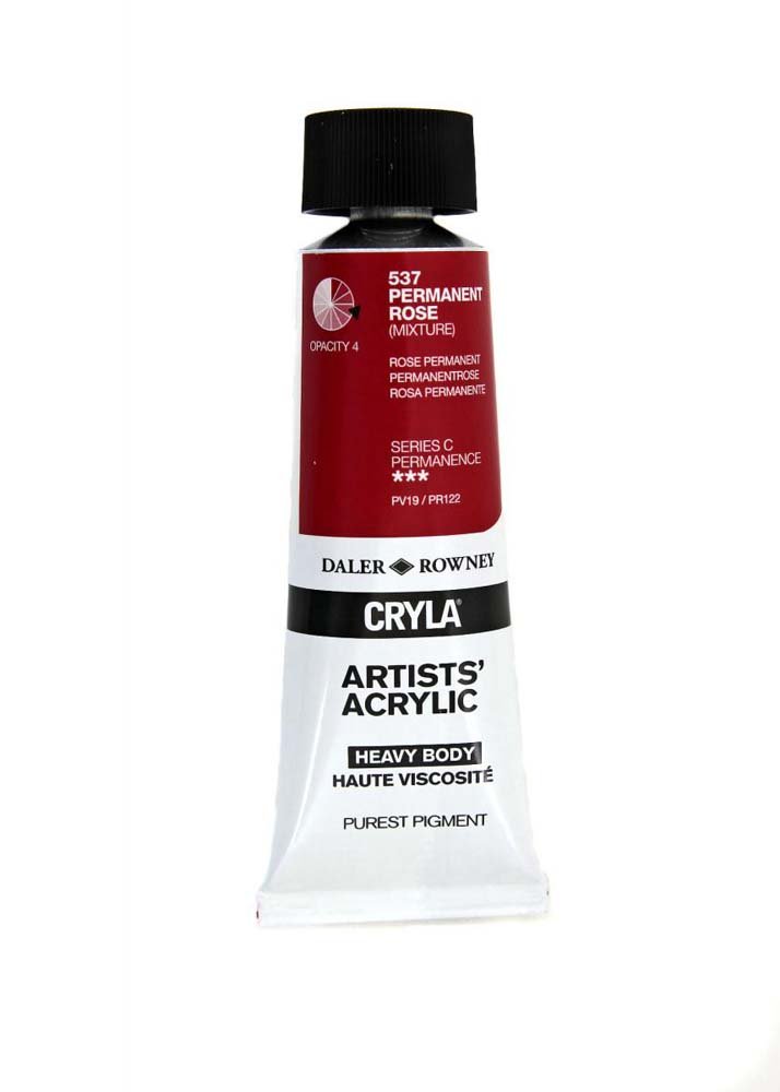 Akrylfärg Cryla 75ml - Permanent Rose - Akrylfärger, Konstnärsfärger