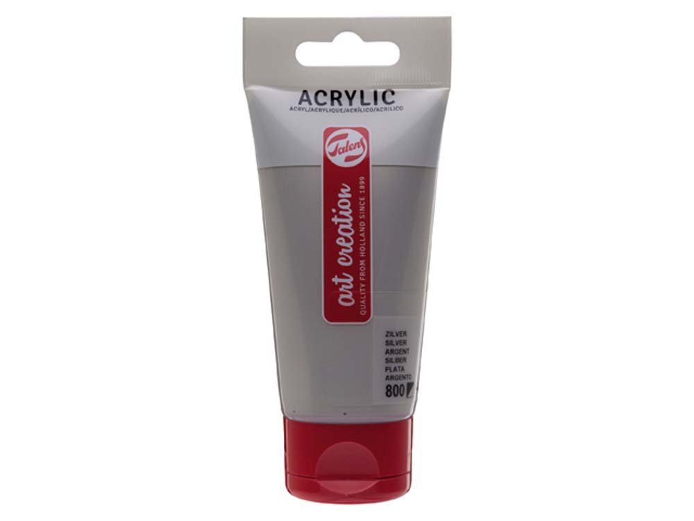 Akrylmaling Art Creation 75 ml - Sølv - Akrylfarver, Kunstnerfarver