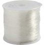 Elastisk smyckestrd - 0,5 mm - rund - 100 m