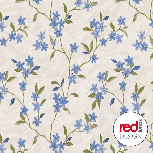 Vaxduk med Blossom motiv - Bl�