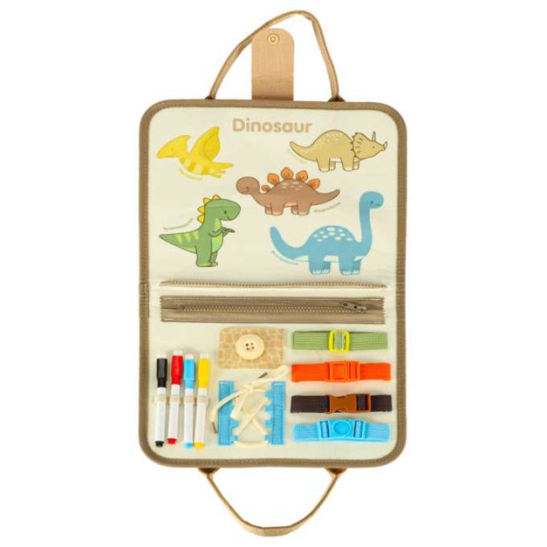 Montessori sensorisk aktivitetstaske Dinosaur 28 x 22 cm Montessori sensorisk aktivitetstaske Dinosaur 28 x 22 cm