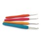 Virkn�lar i aluminium 2,5�4 mm, ergonomiska, 4-pack