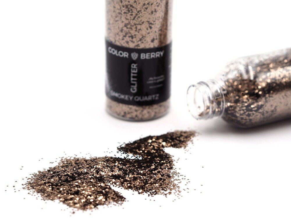 Glitter Dusty til harpiks - Smokey Quartz Chunky - Harpiks, Støbning, Støbning, Hobbymateriale, Håndværk