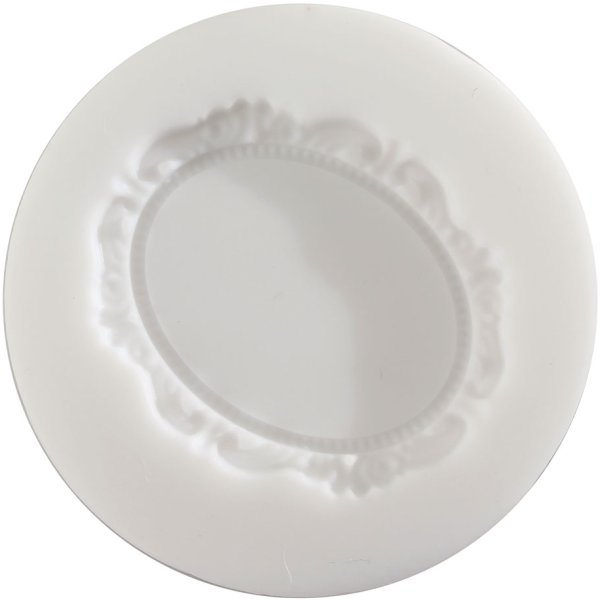 Mini silikonform för cabochon, Ø 7 cm Mini silikonform för cabochon, Ø 7 cm
