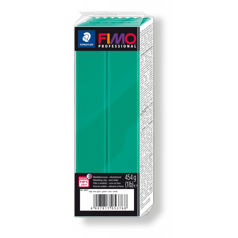 Modellervoks Fimo Professional 454 g - Grøn - Fimolera, Modellere, Hobbyartikler til børn, Hobbymateriale, Håndværk