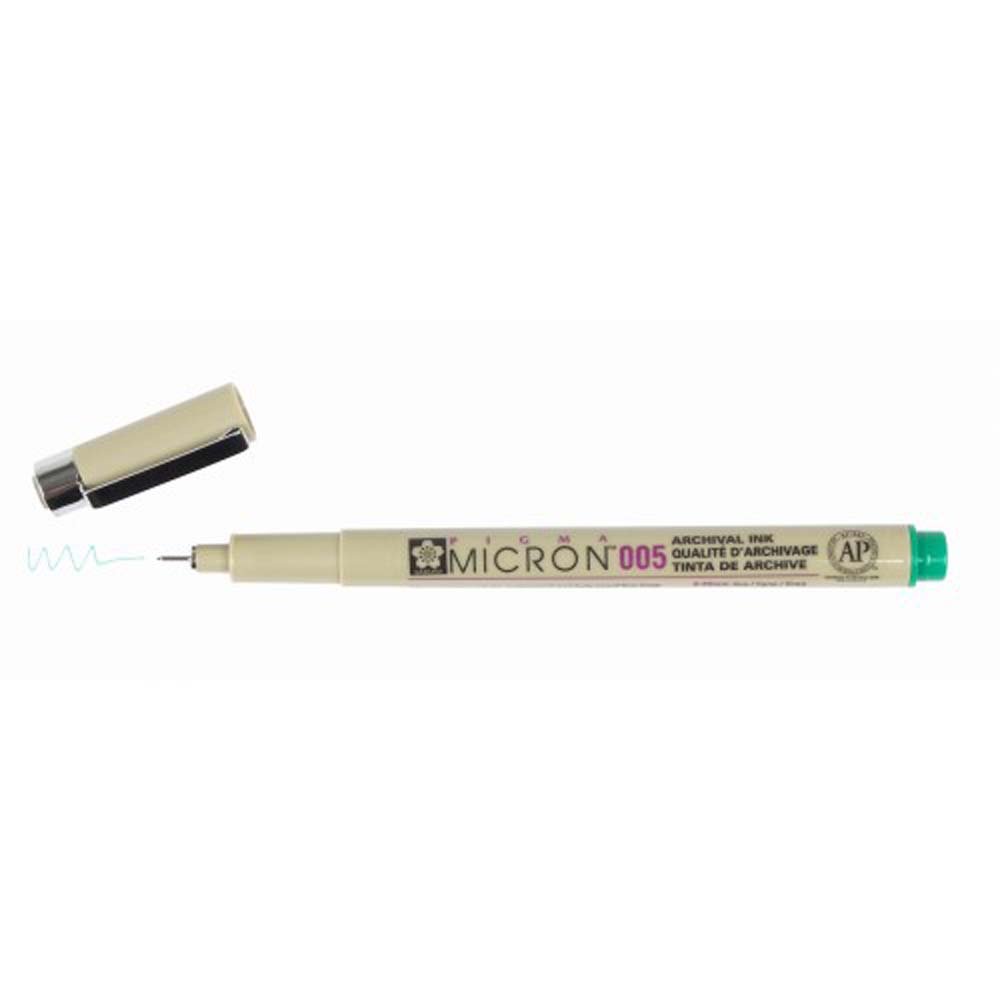 Pigma Micron Green - 0,2 mm - Fineliners, Penne, Penne, kridt & tusch