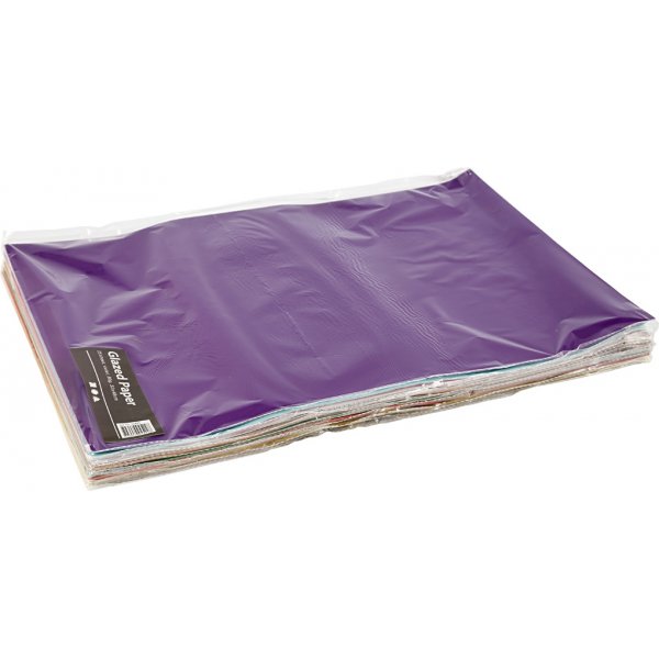 Glanspapper - mixade färger - 11 x 25 ark Glanspapper - mixade färger - 11 x 25 ark